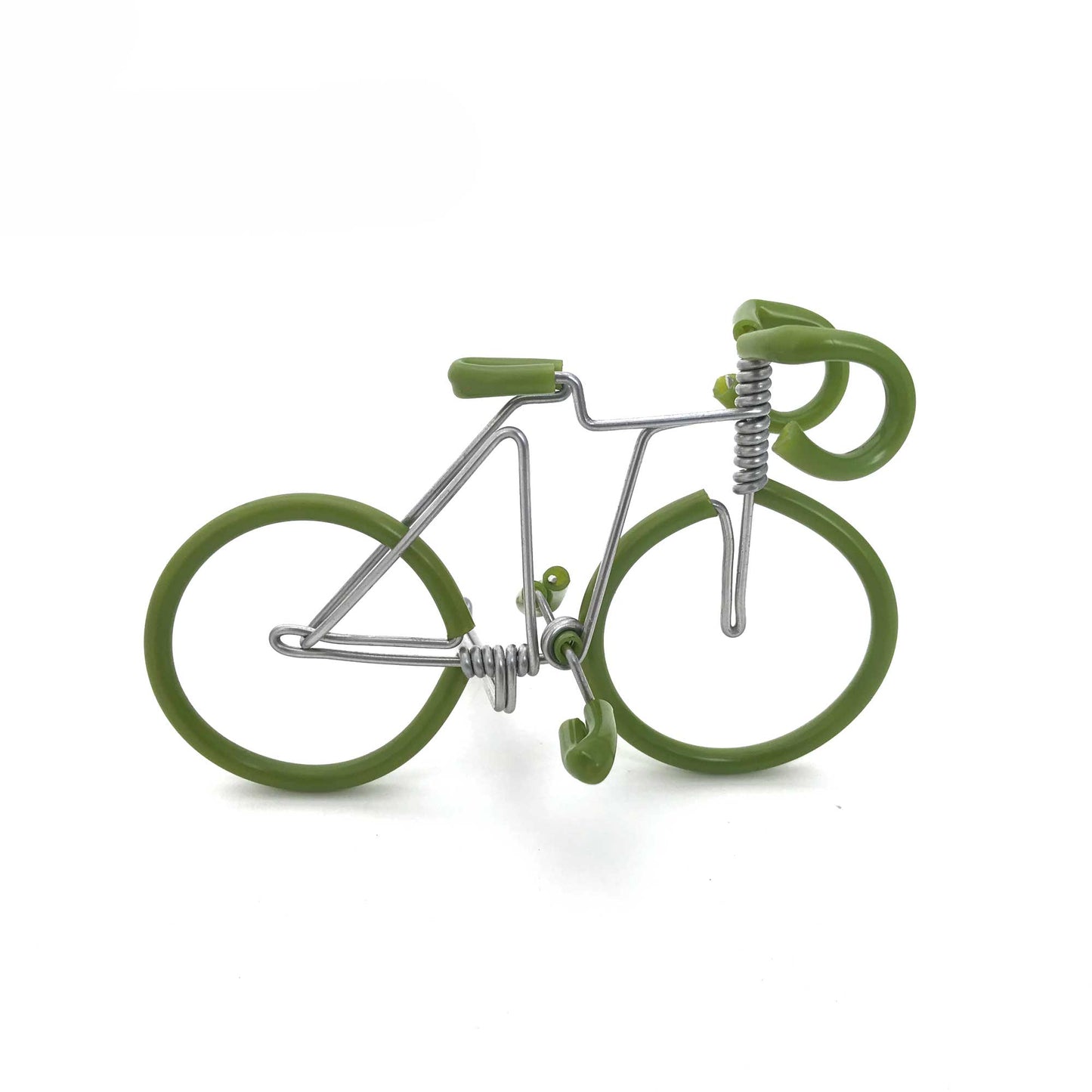 Miniature Wire Art Bicycle Mini hand-crafted from aluminium wire