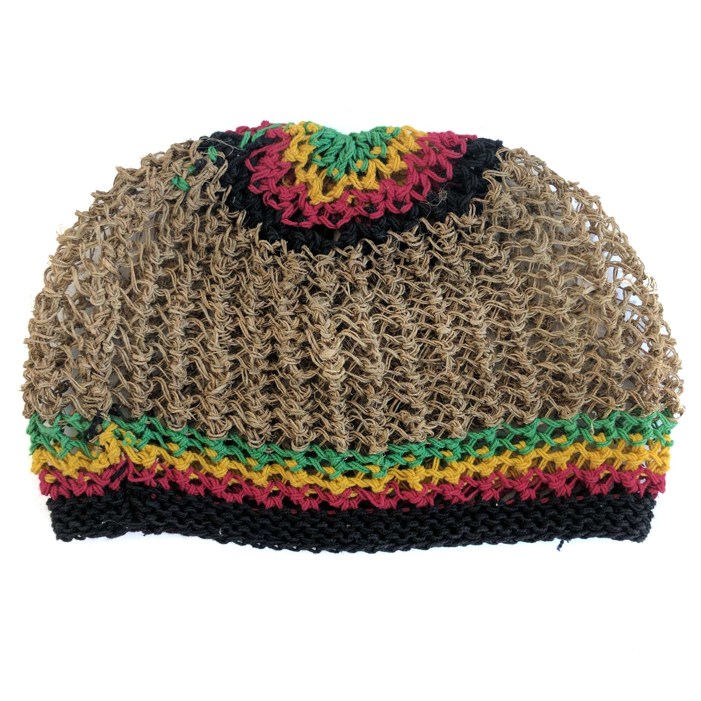 Hemp Beanie made from HEMP with rasta design