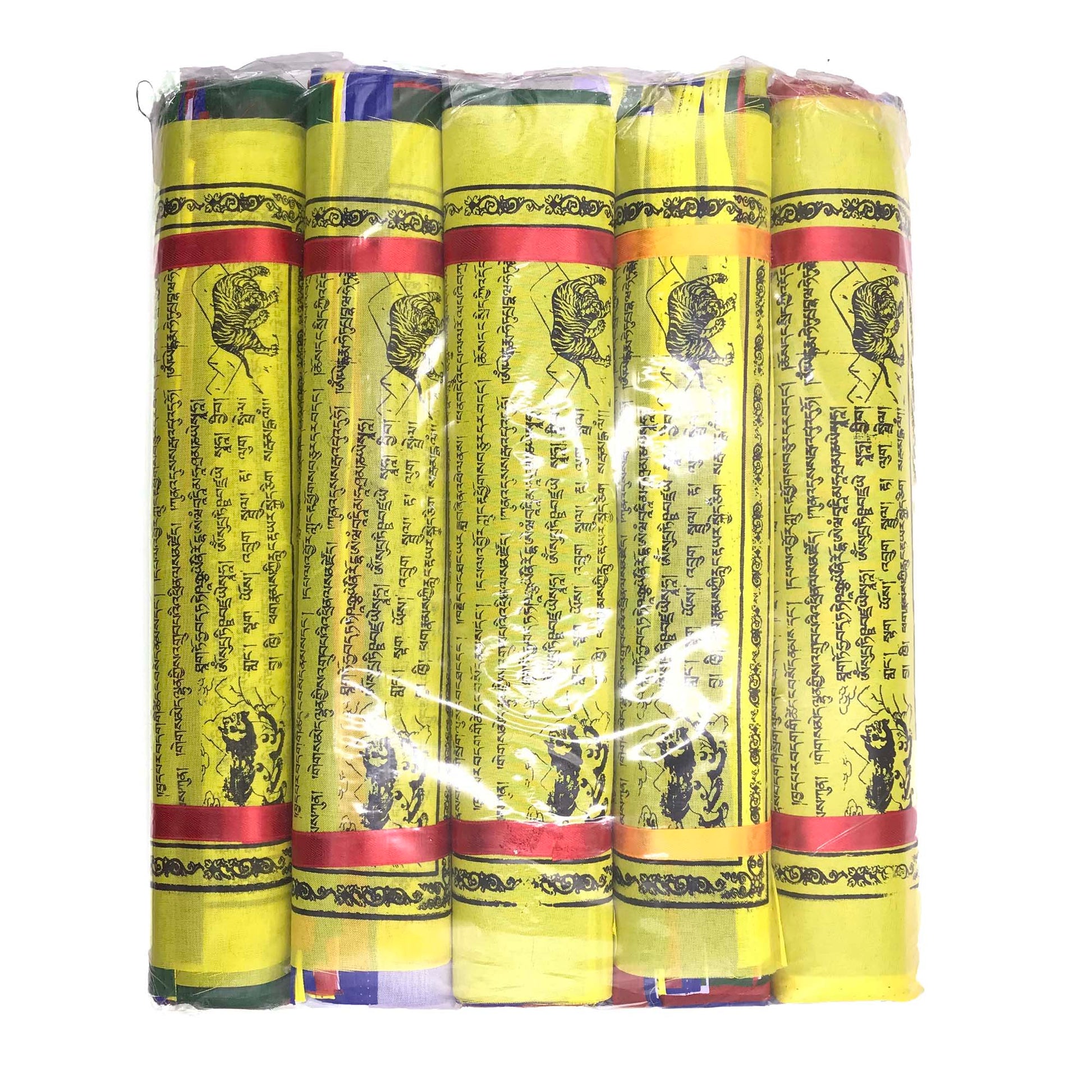 Buddhist Tibetan Prayer Flags XXL 975cms Pack of 5 view