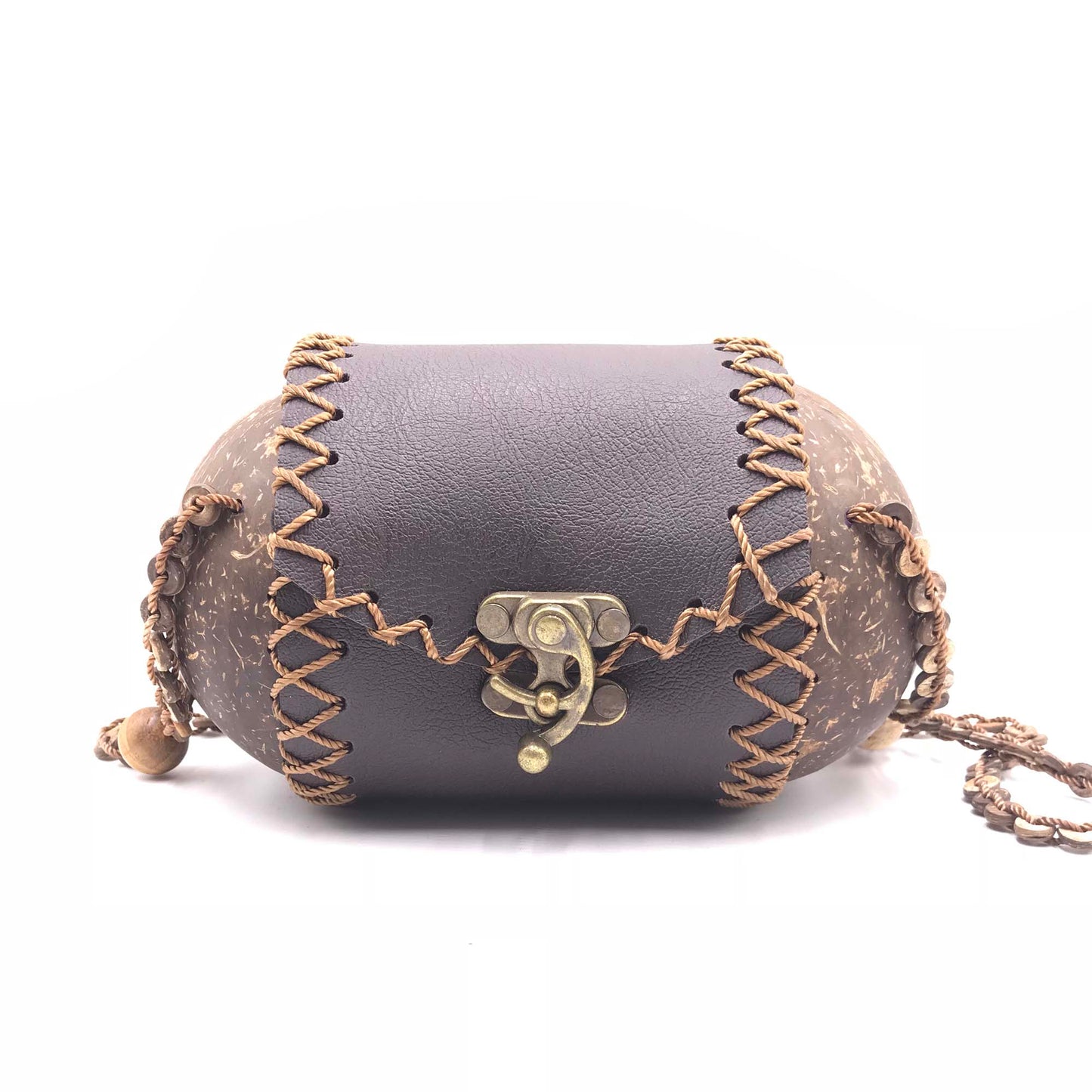 String Bag hand-crafted from coconut shells