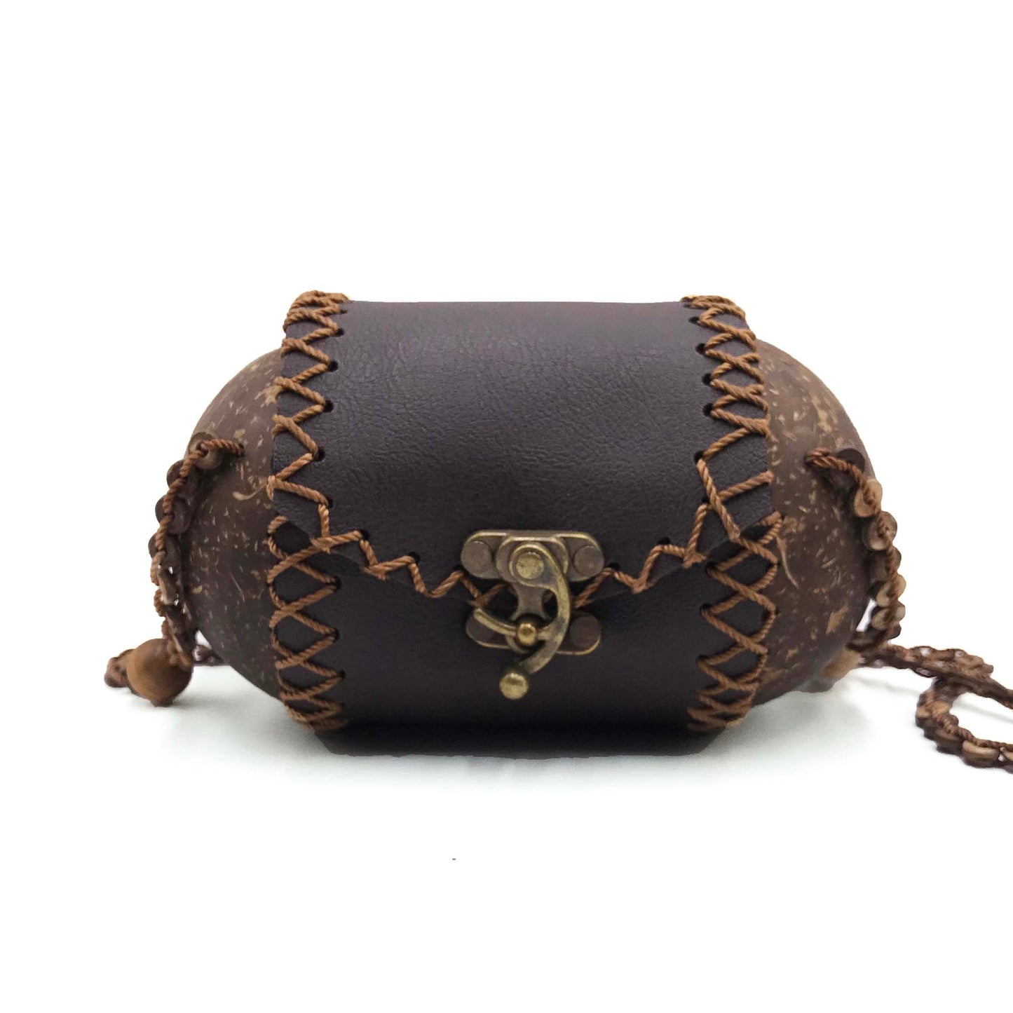 String Bag hand-crafted from coconut shells