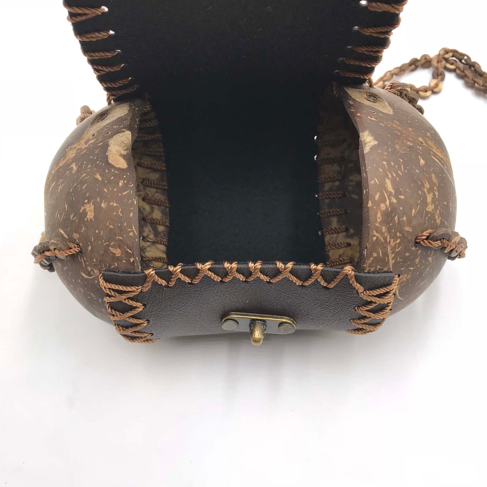 String Bag hand-crafted from coconut shells