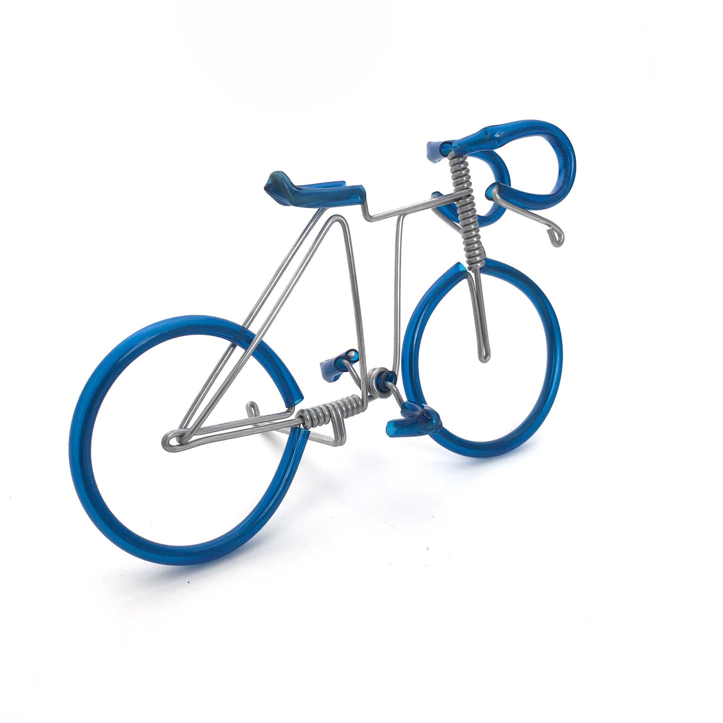 Miniature Wire Art Bicycle A hand-crafted from aluminium wire