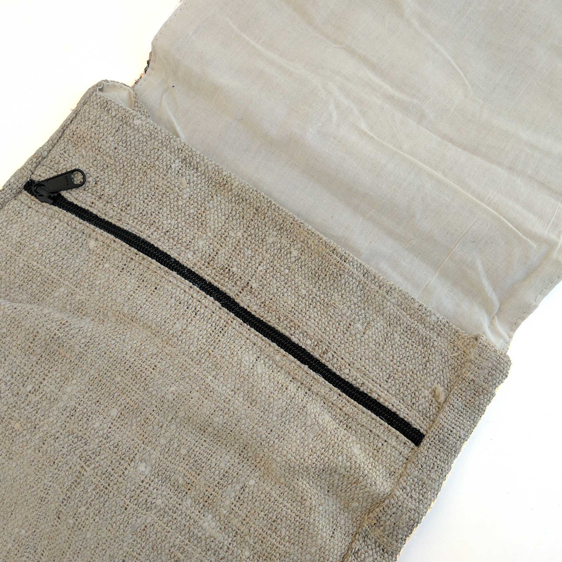 HEMP Messenger Bag made from 100% natural, organic and eco-friendly handwoven HEMP