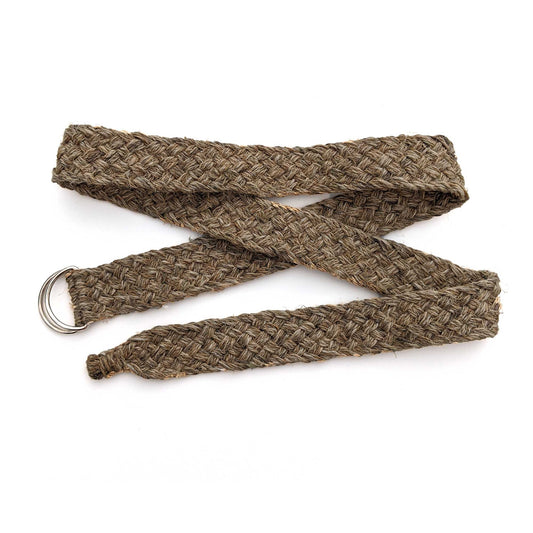 Hemp Belt Criss Cross pattern