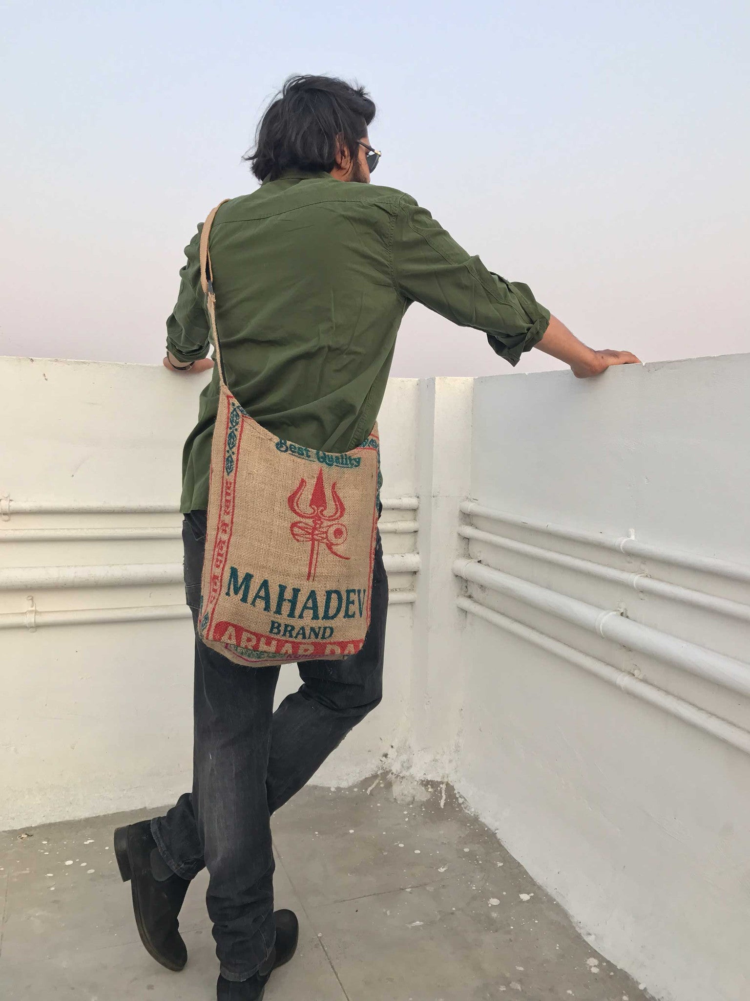 Jute Shoulder Bag Mahadev Jhola