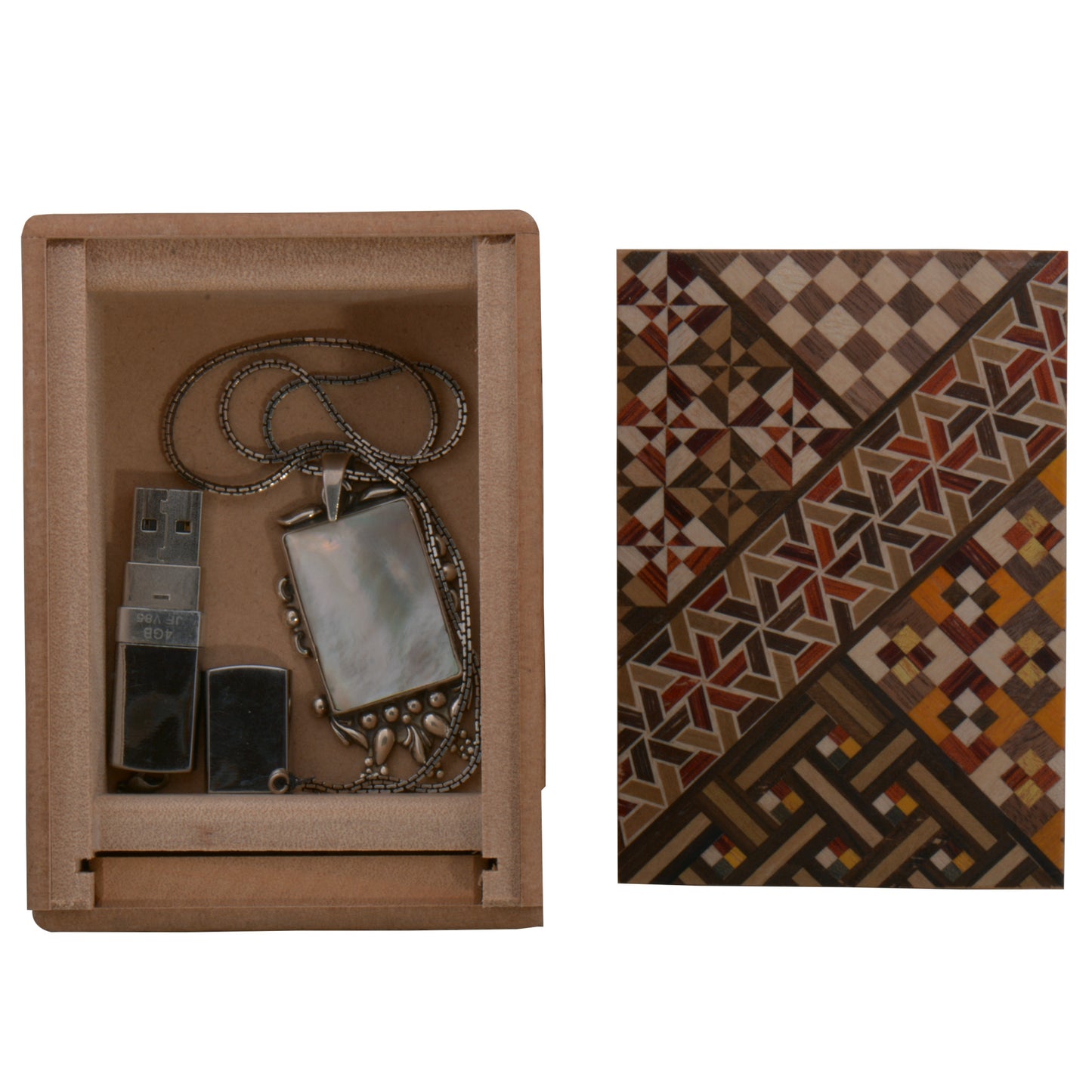 Yosegi Puzzle Box 7 Steps
