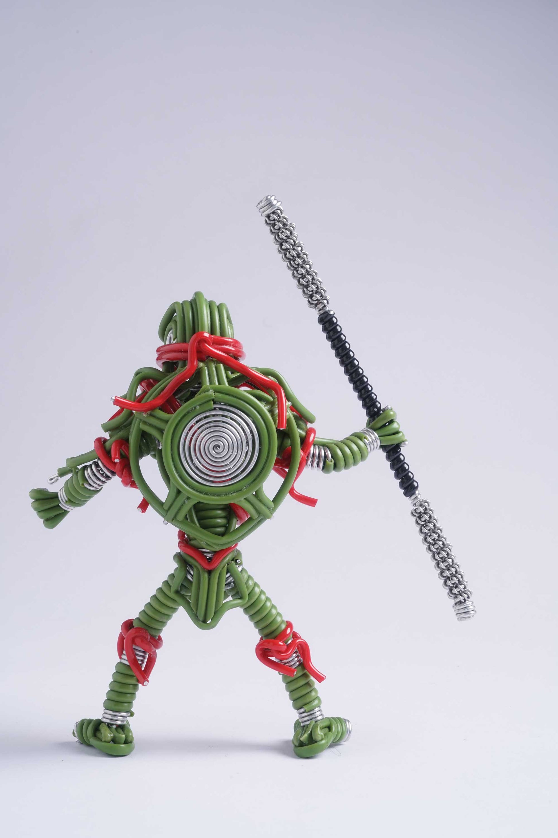 hand-crafted Wire-art Ninja Turtle