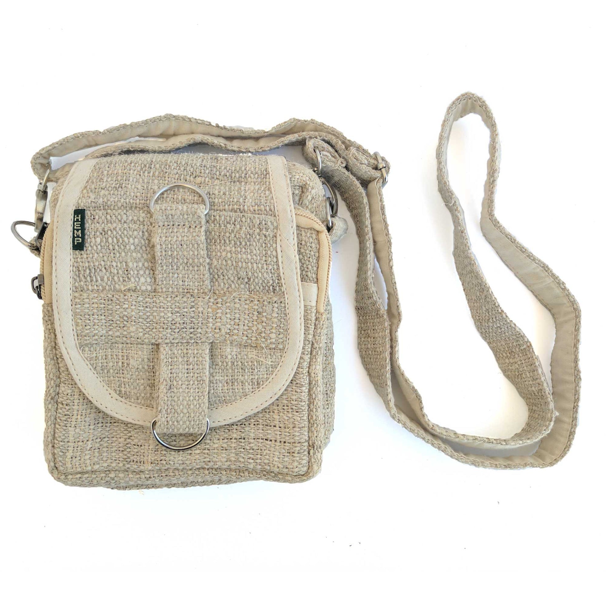 HEMP Sling Bag made from 100% natural, organic and eco-friendly handwoven HEMP