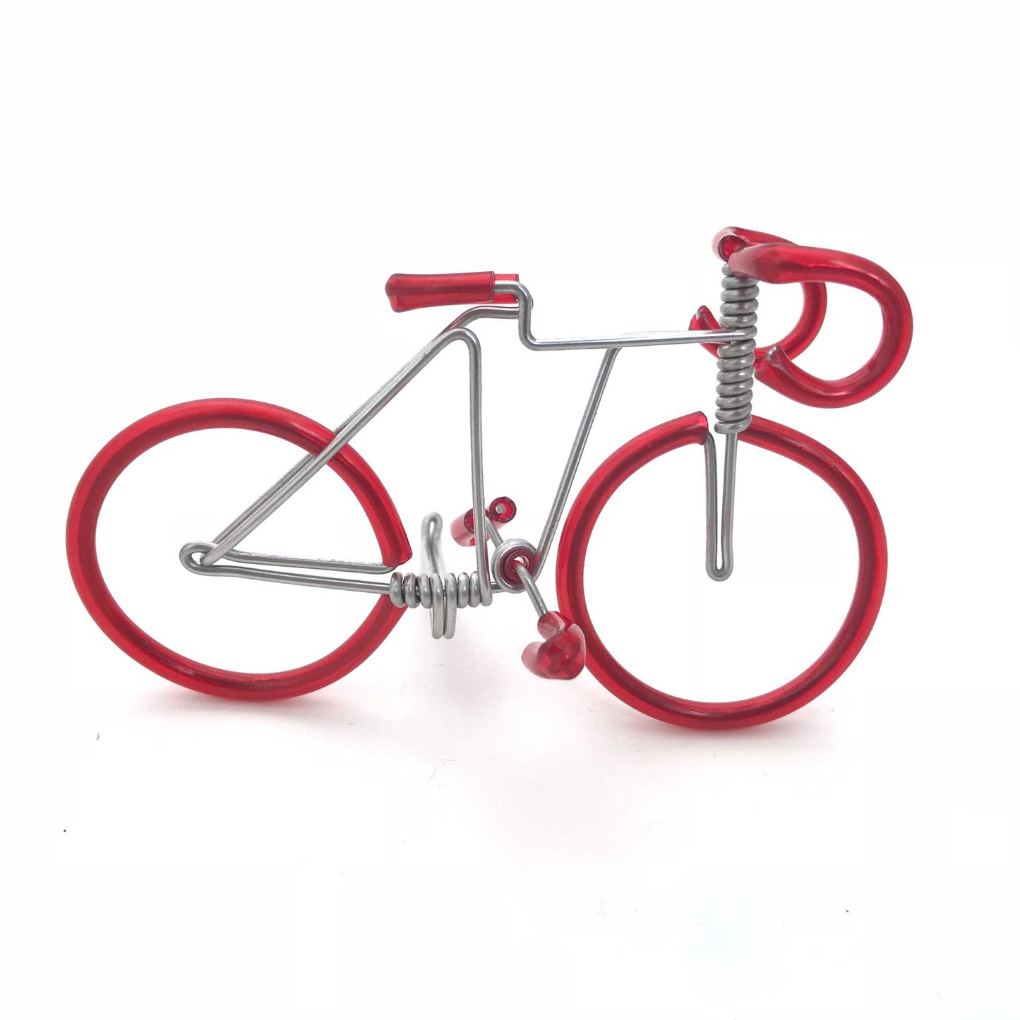 Miniature Wire Art Bicycle Mini hand-crafted from aluminium wire
