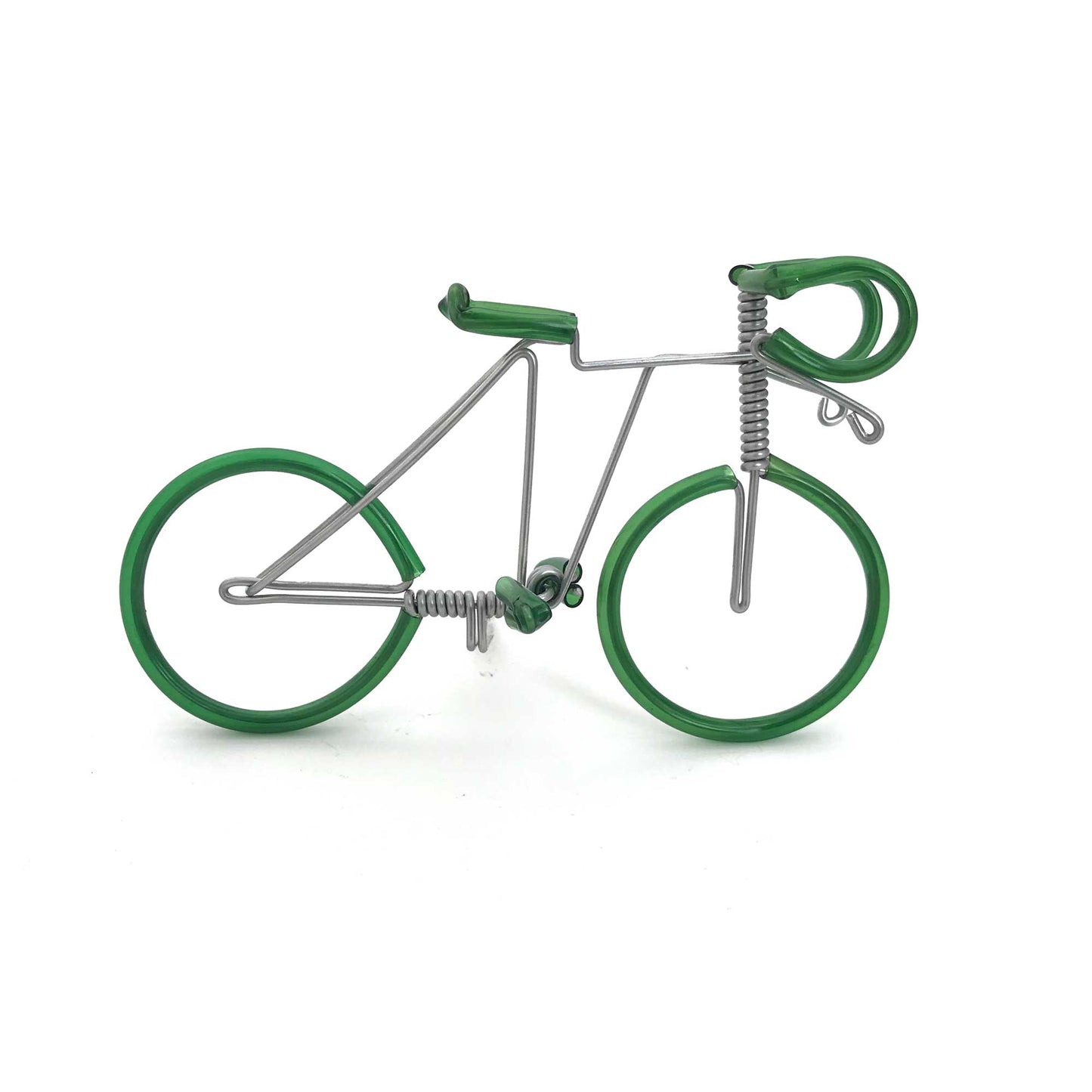 Miniature Wire Art Bicycle A hand-crafted from aluminium wire
