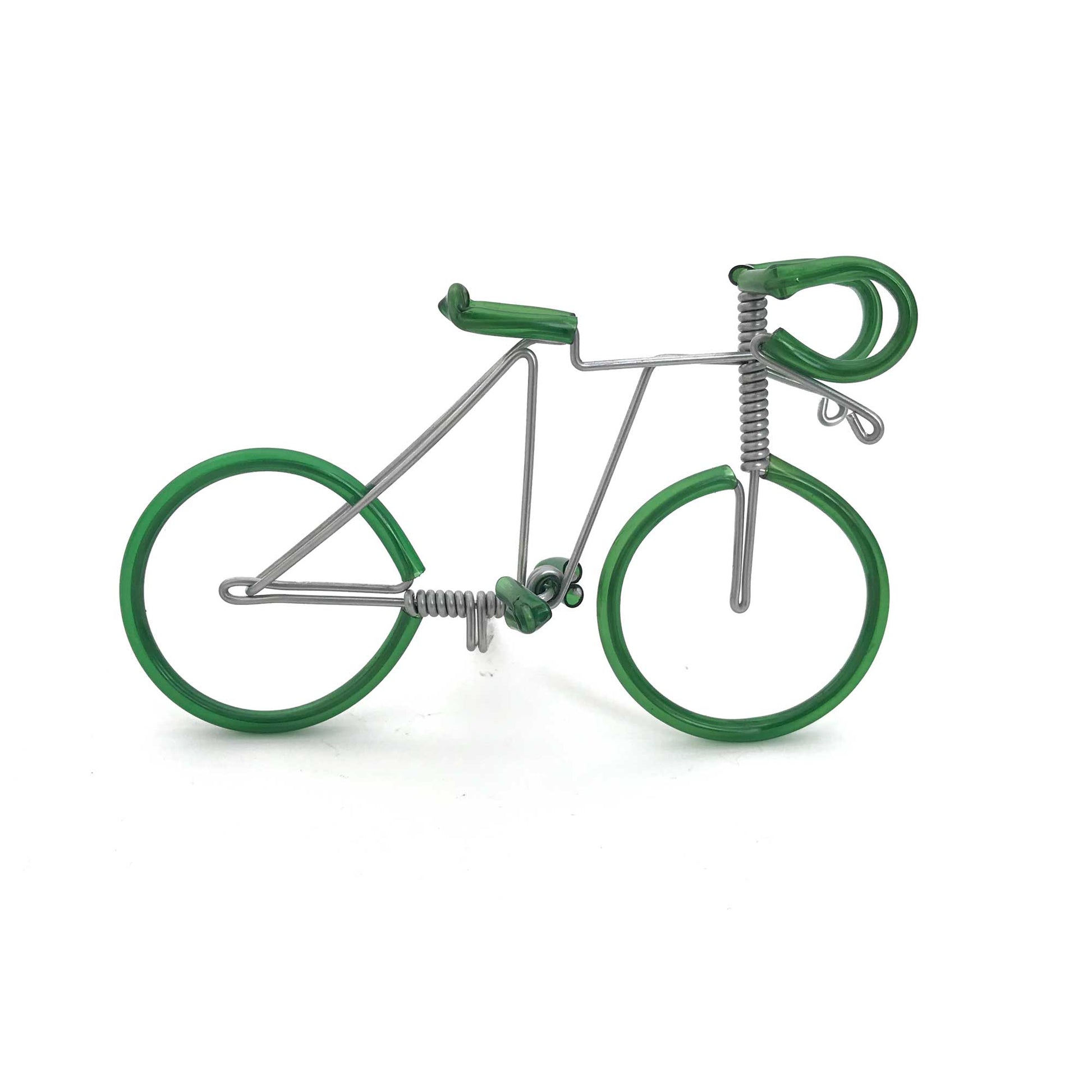 Miniature Wire Art Bicycle A hand-crafted from aluminium wire