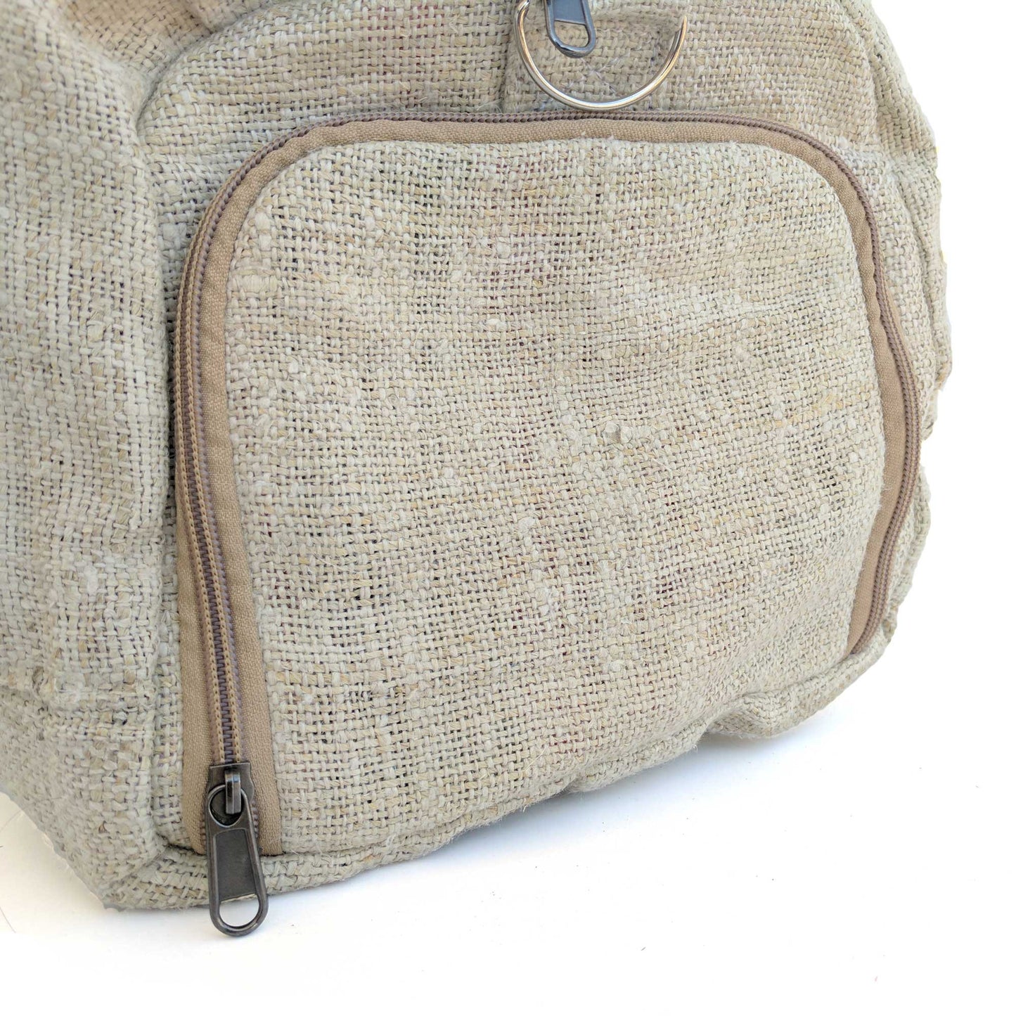 HEMP Duffle Bag made from 100% natural, organic and eco-friendly handwoven HEMP