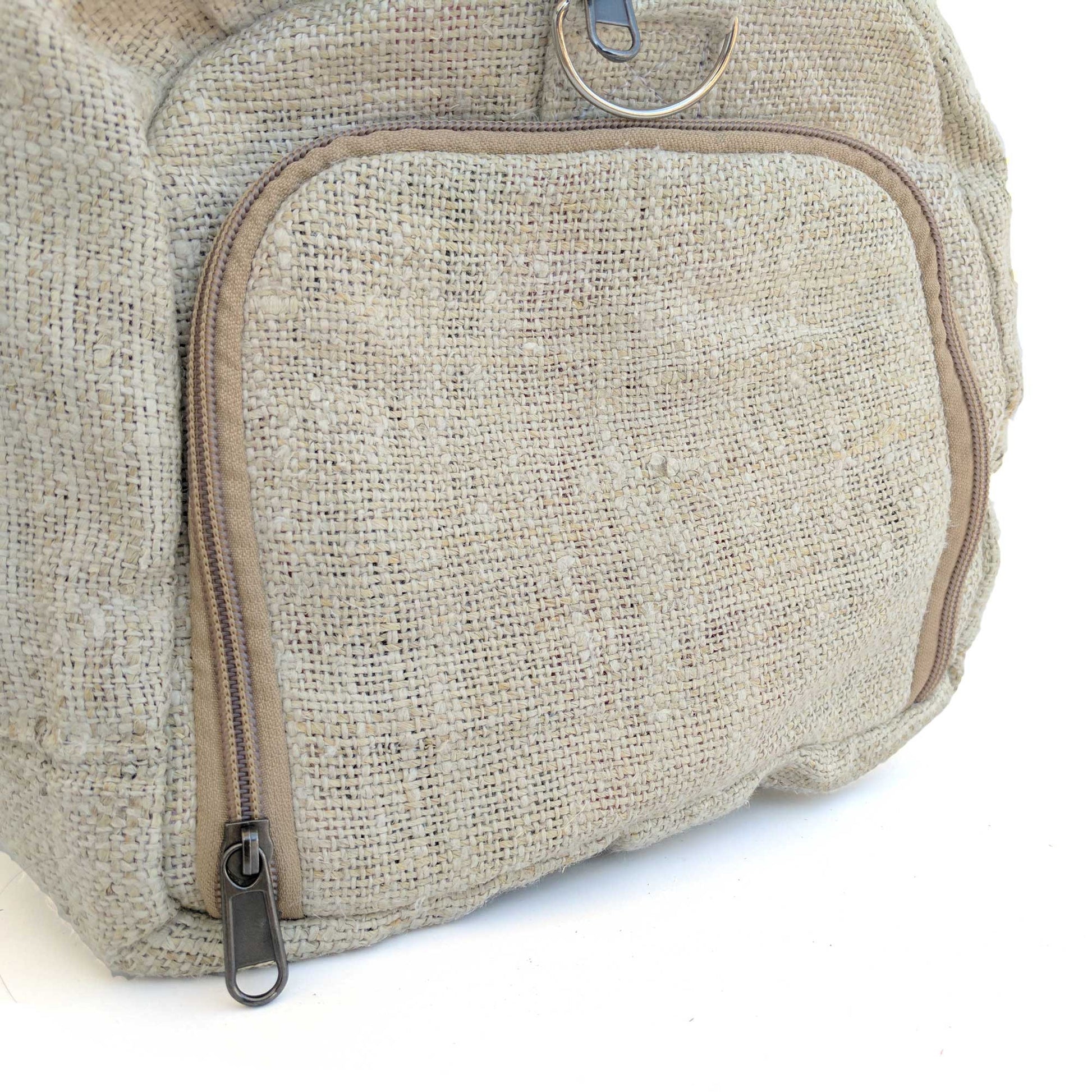HEMP Duffle Bag made from 100% natural, organic and eco-friendly handwoven HEMP