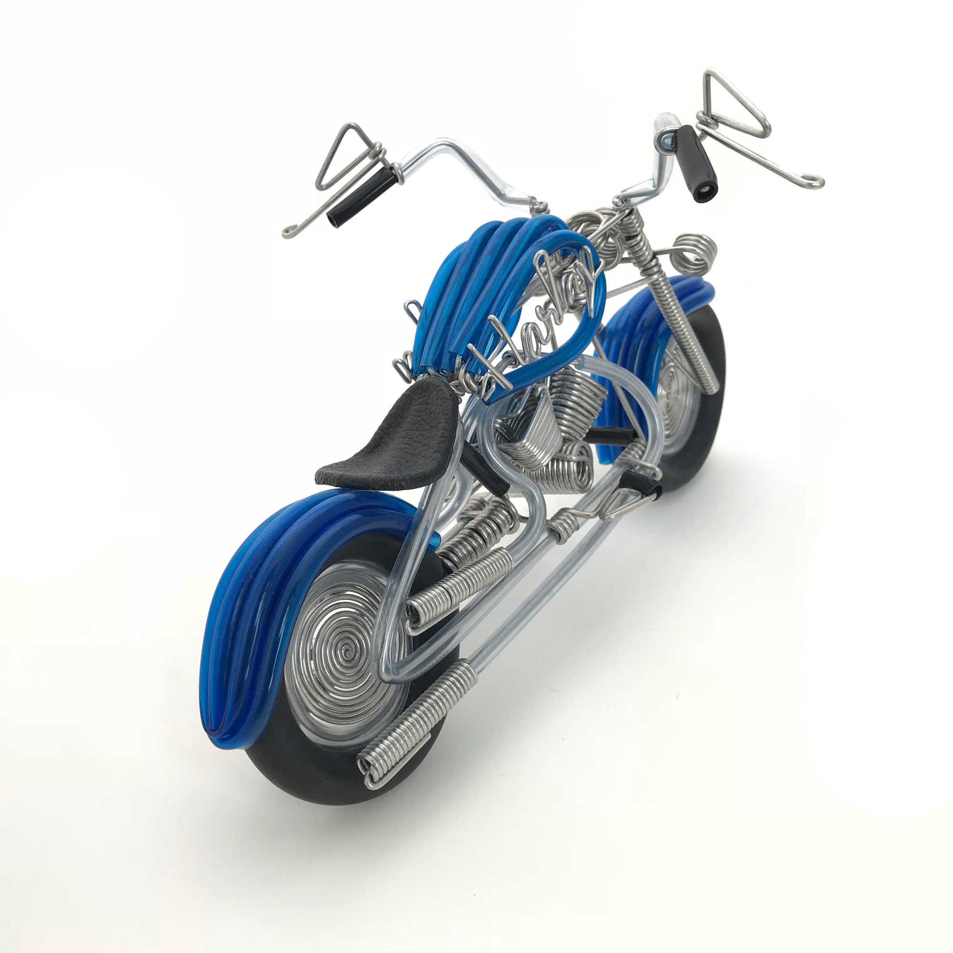 hand-crafted Wire-art Harley Bike