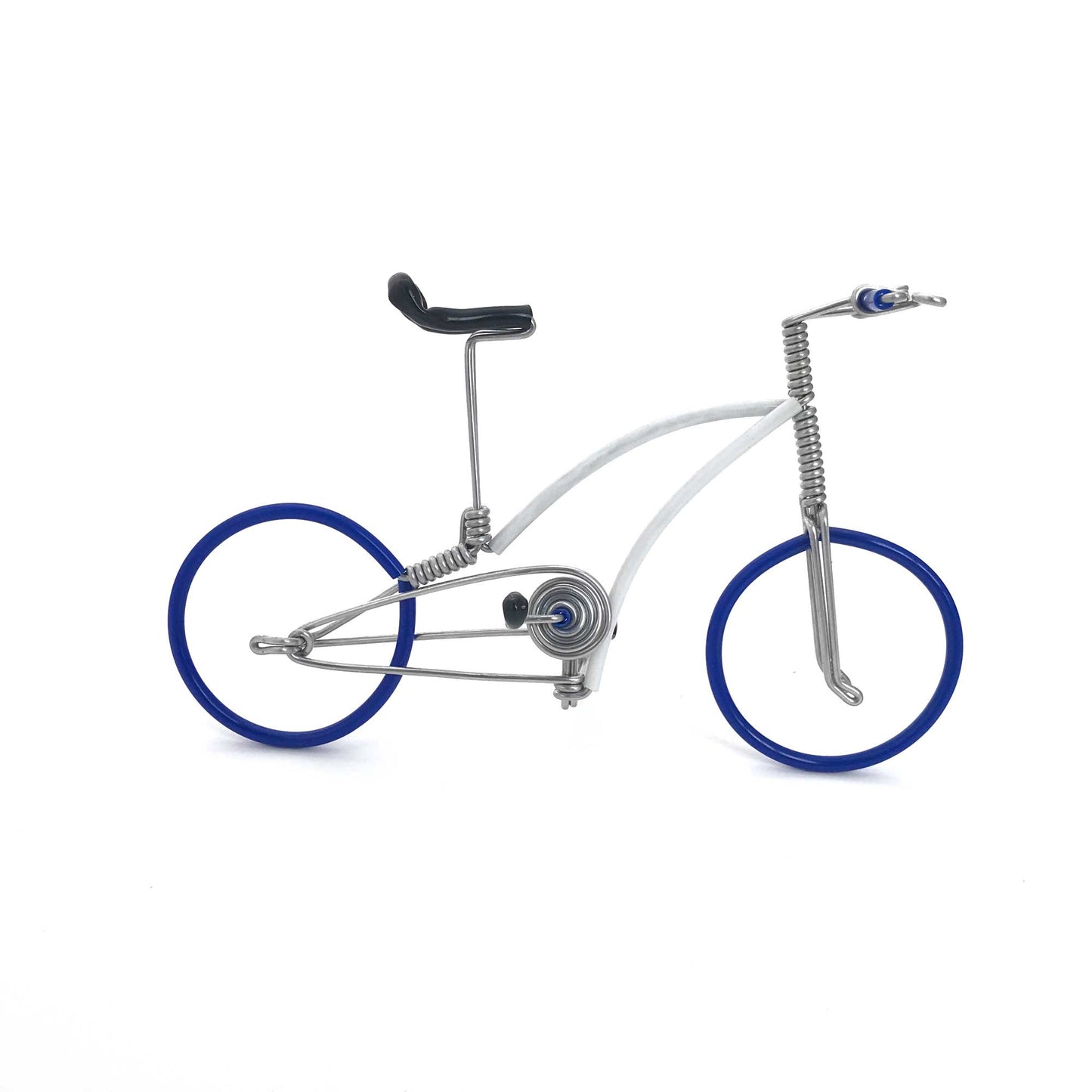 Miniature Wire Art Bicycle B hand-crafted from aluminium wire