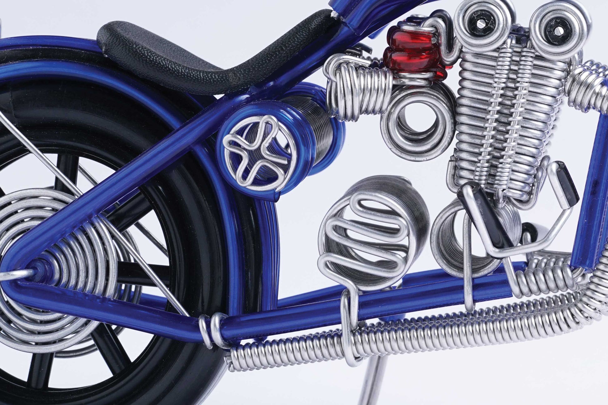 hand-crafted Wire-art Harley Bike