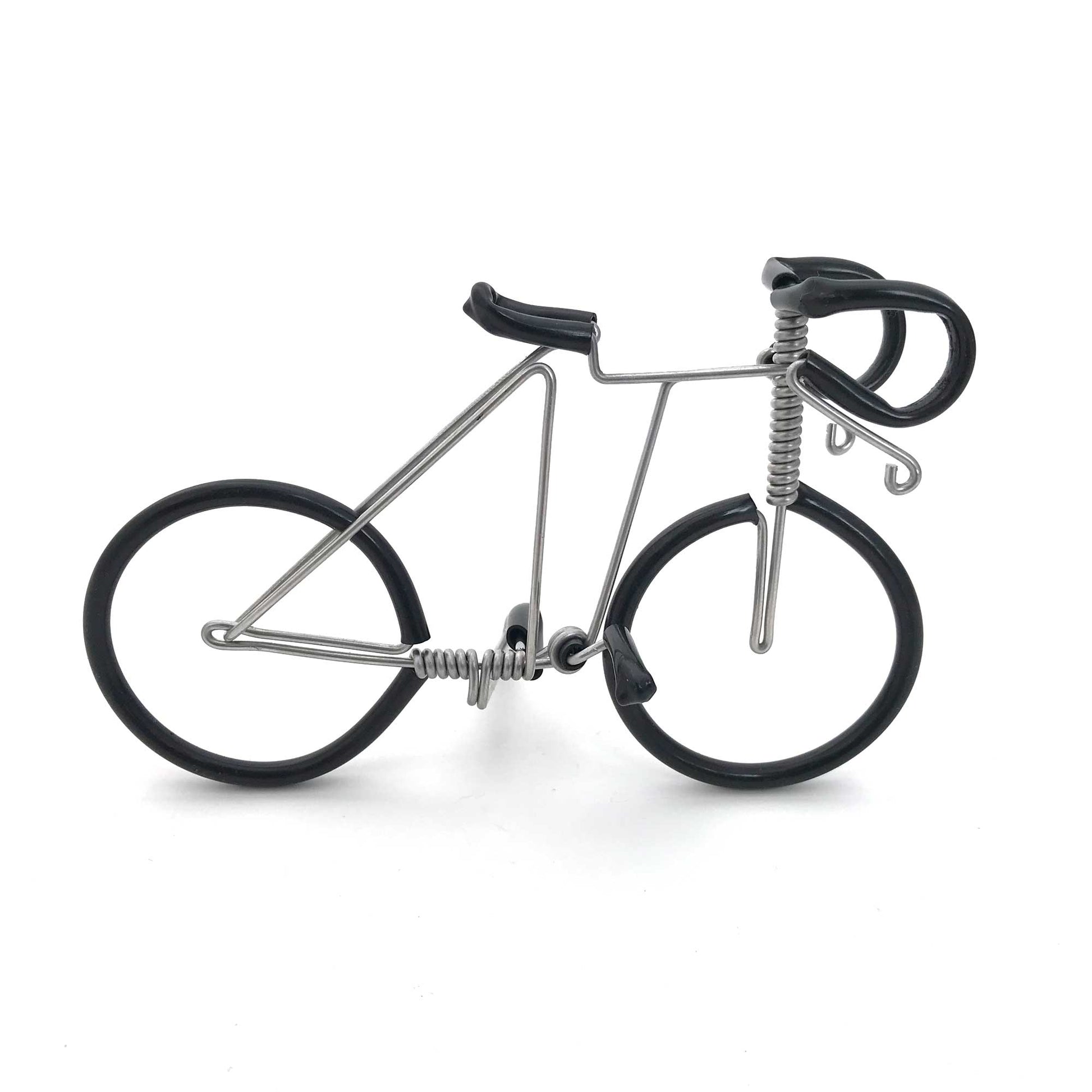Miniature Wire Art Bicycle A hand-crafted from aluminium wire