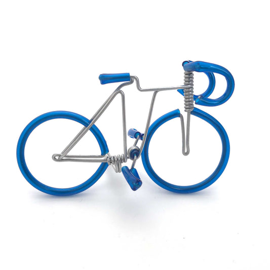 Miniature Wire Art Bicycle Mini hand-crafted from aluminium wire