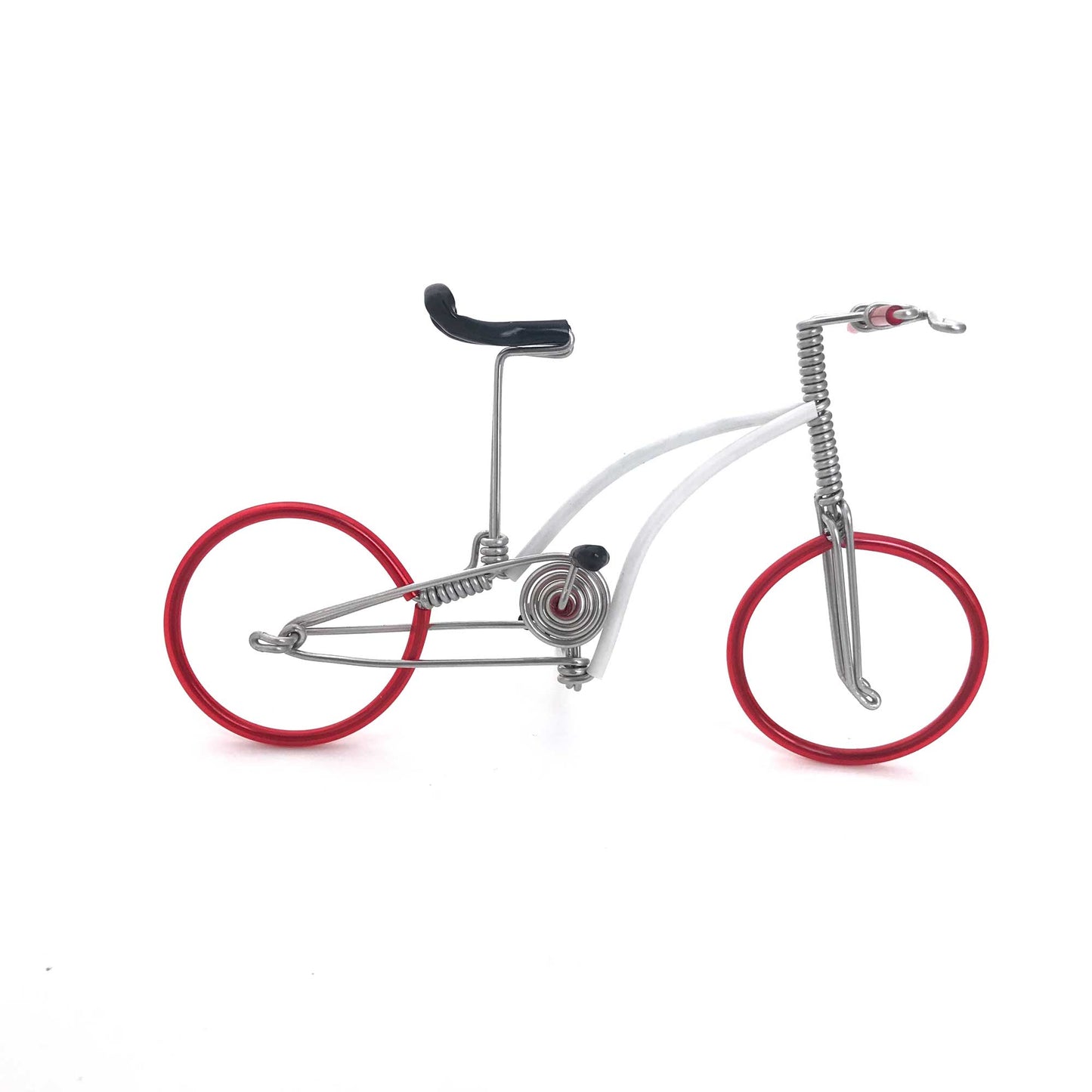 Miniature Wire Art Bicycle B hand-crafted from aluminium wire