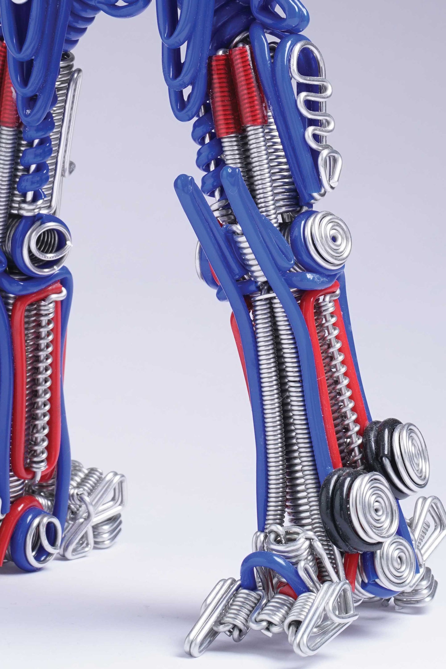 hand-crafted Wire-art Optimus prime transformers
