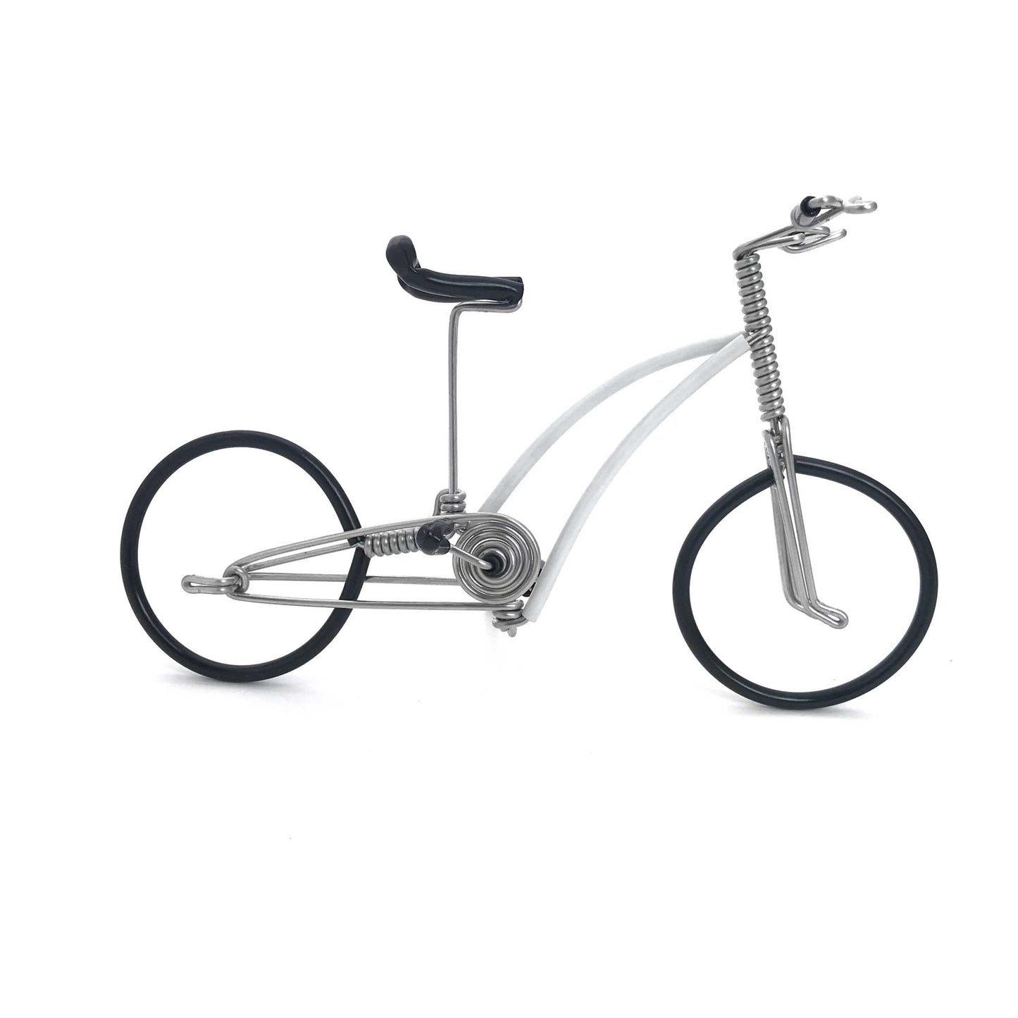 Miniature Wire Art Bicycle B hand-crafted from aluminium wire