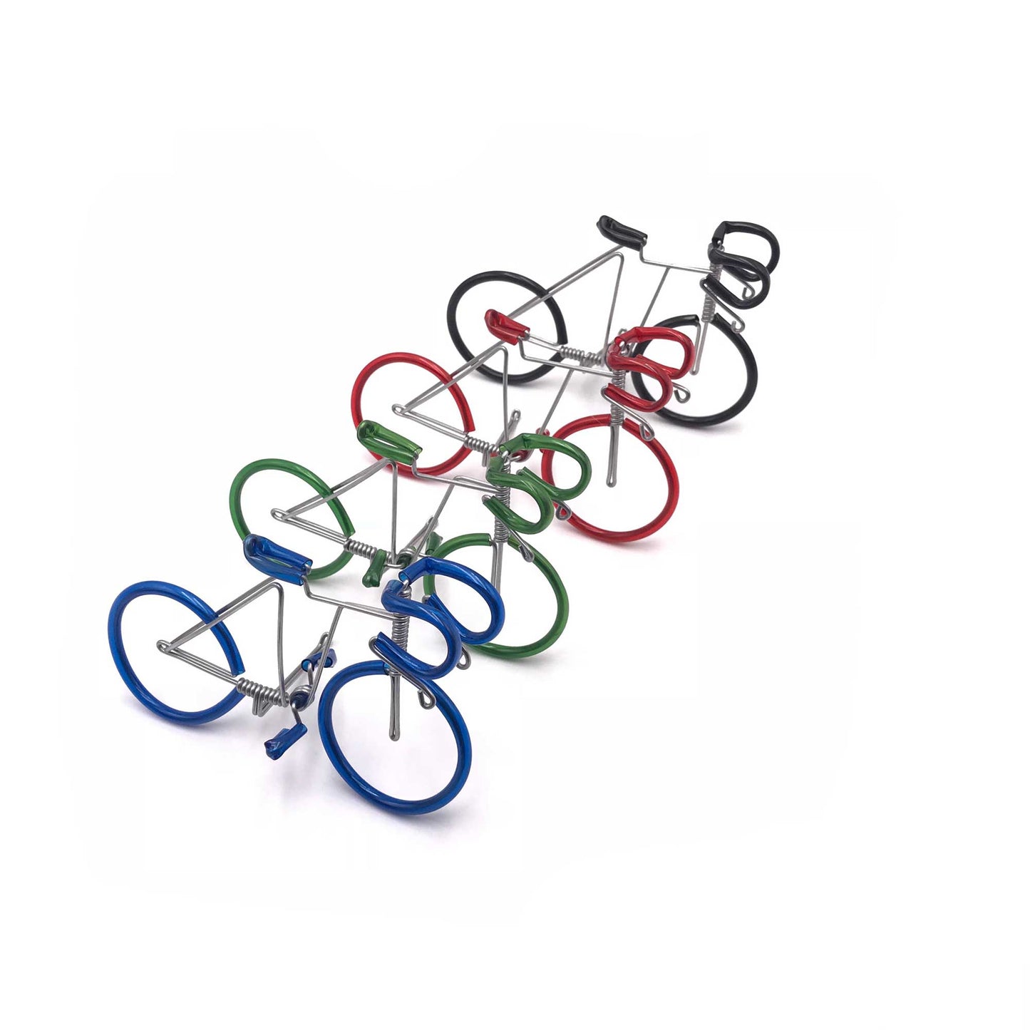Miniature Wire Art Bicycle A hand-crafted from aluminium wire