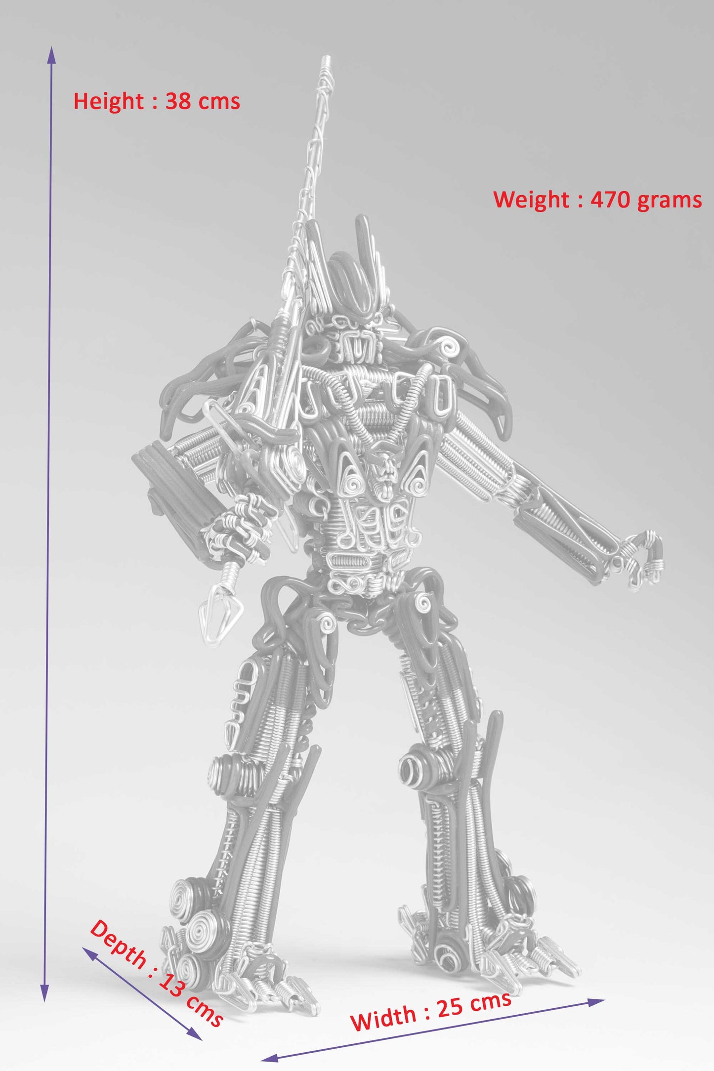 hand-crafted Wire-art Optimus prime transformers