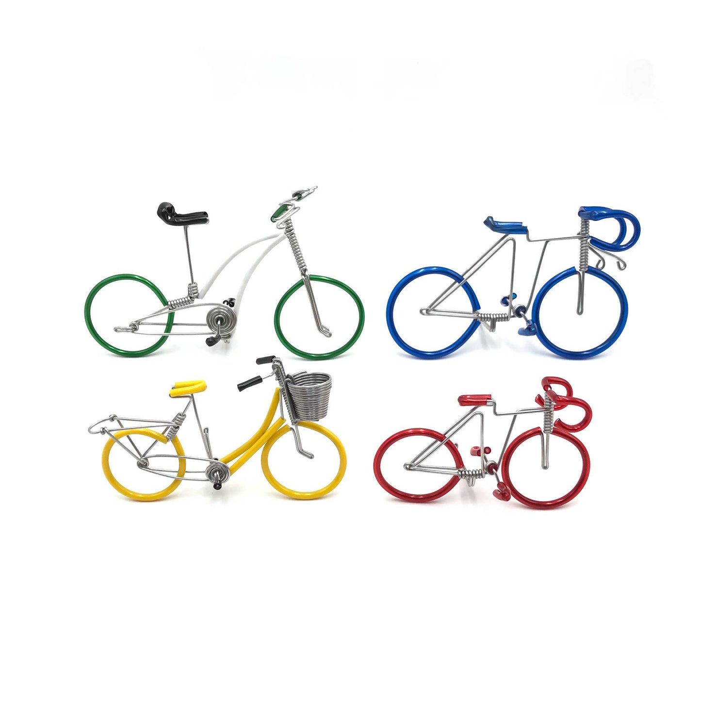 Miniature Wire Art Bicycle Mini hand-crafted from aluminium wire