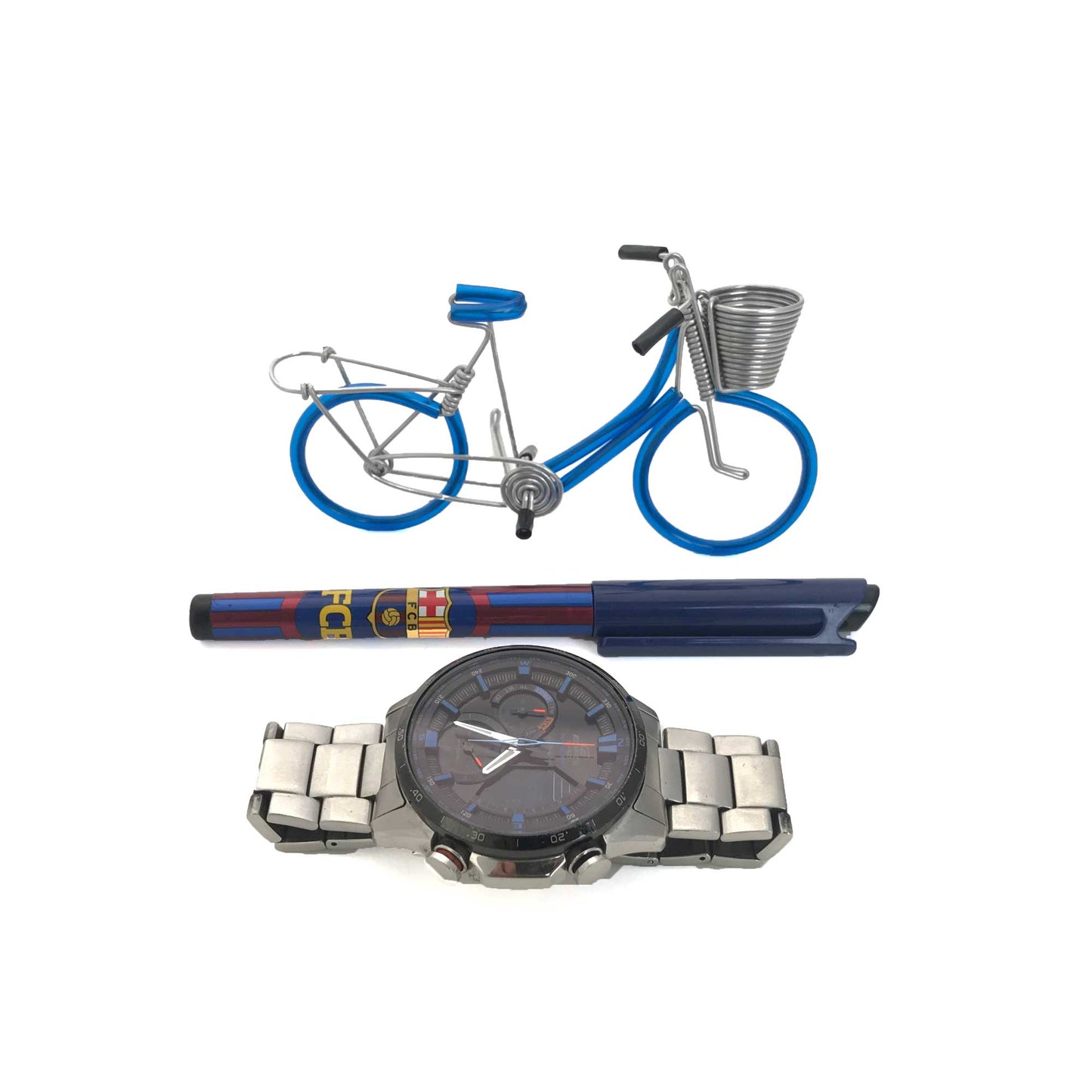 hand-crafted Wire-art Bicycle with basket
