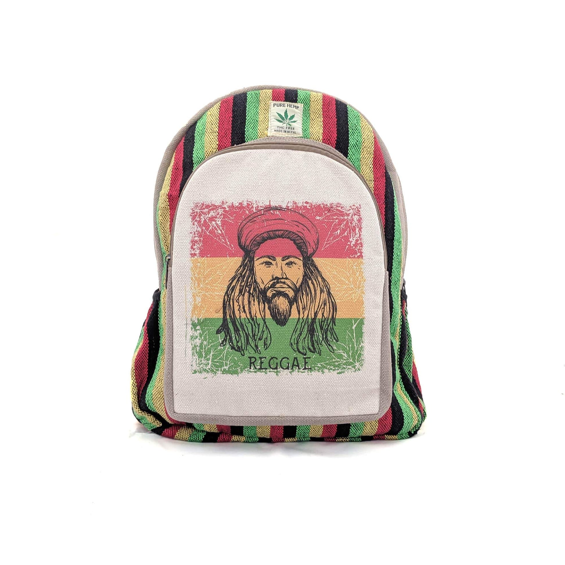 Hemp Backpack Rasta