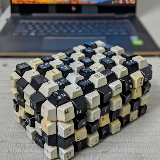 Wooden Box Keyboard Keys lifestyle