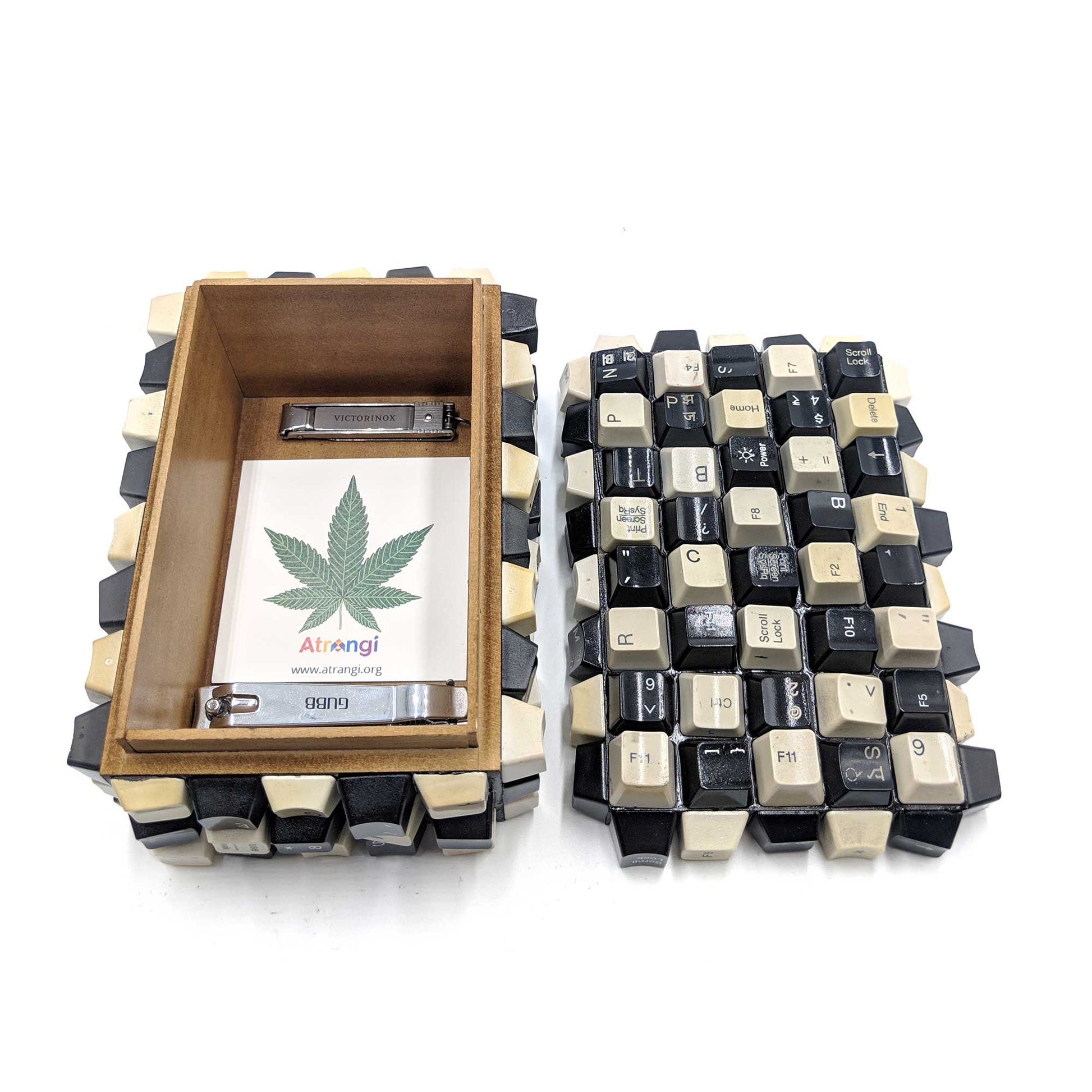 Wooden Box Keyboard Keys utilities