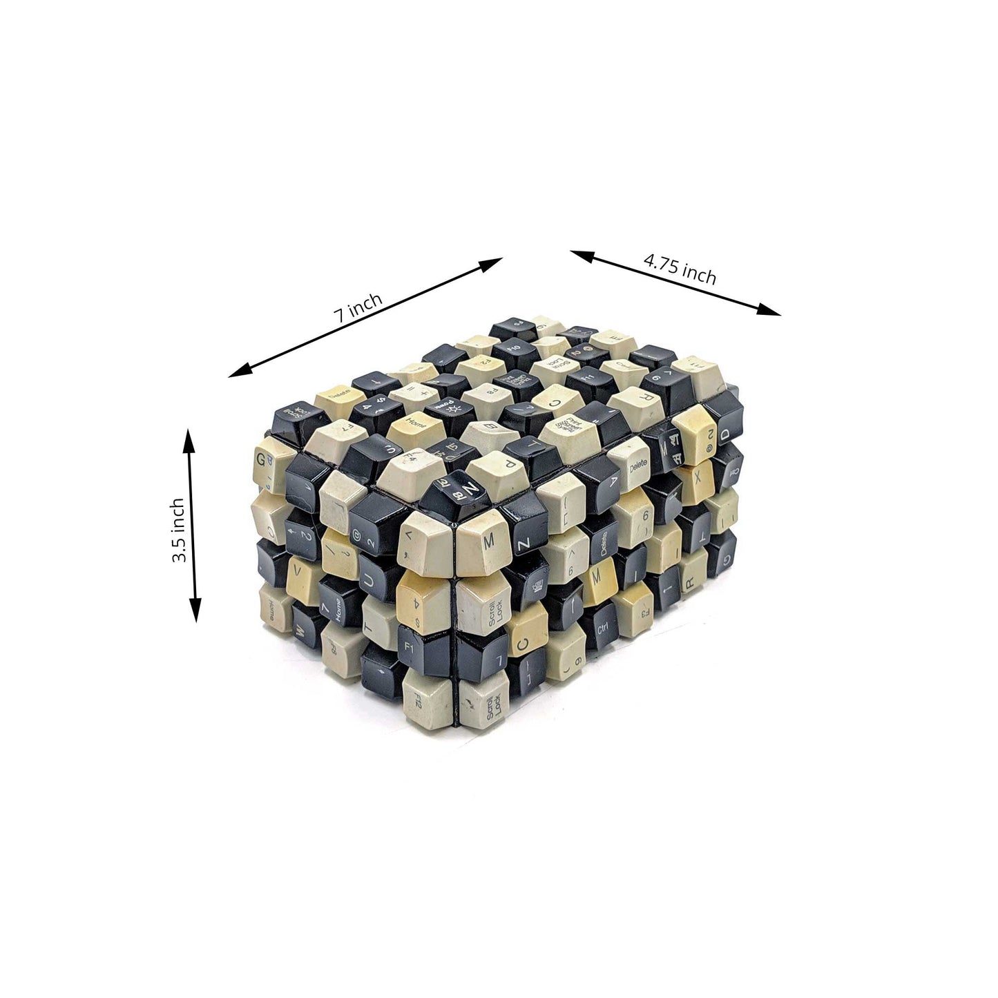 Wooden Box Keyboard Keys dimensions