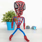 hand-crafted Wire-art Spiderman figurine