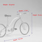 hand-crafted Wire-art bicycle large