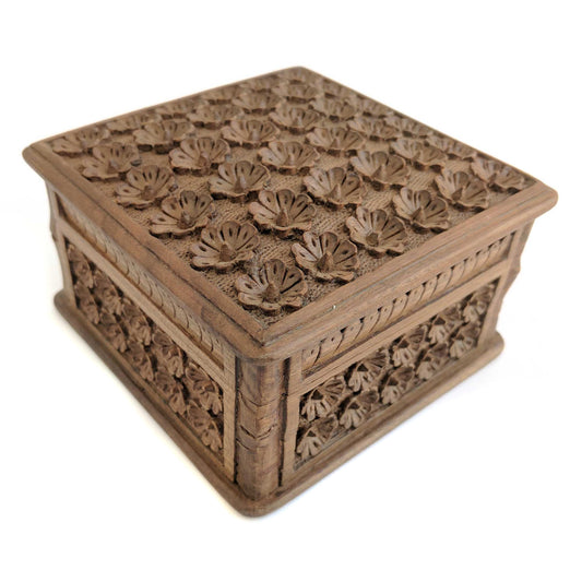 Wooden Secret Box made from Walnut Wood