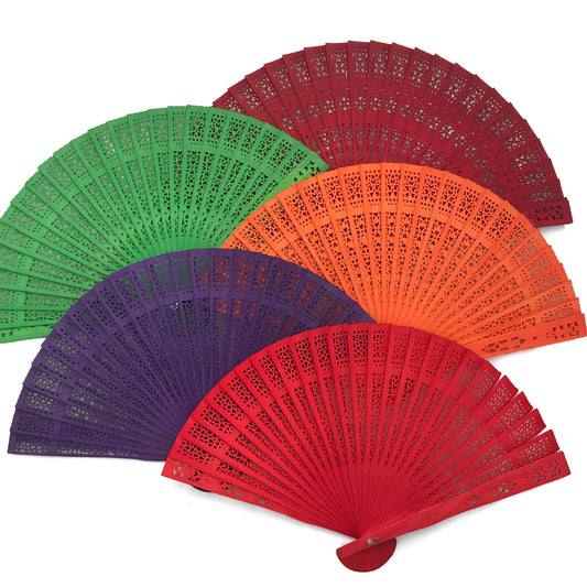 Wooden Scented Folding Fan