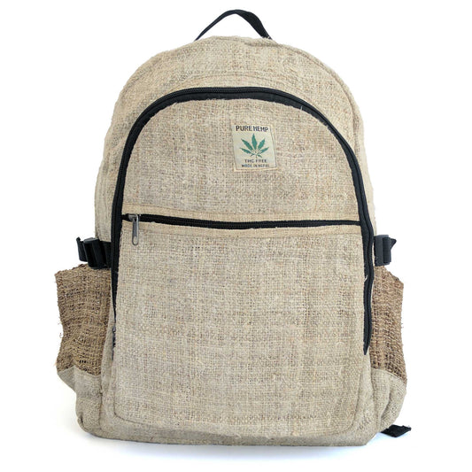 Hemp backpack made from 100% pure hand-woven Hemp