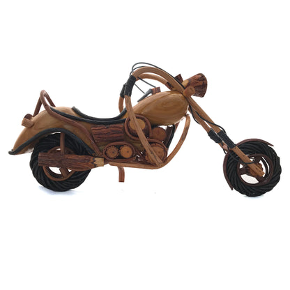 Cruiser bike hand-crafted from wood