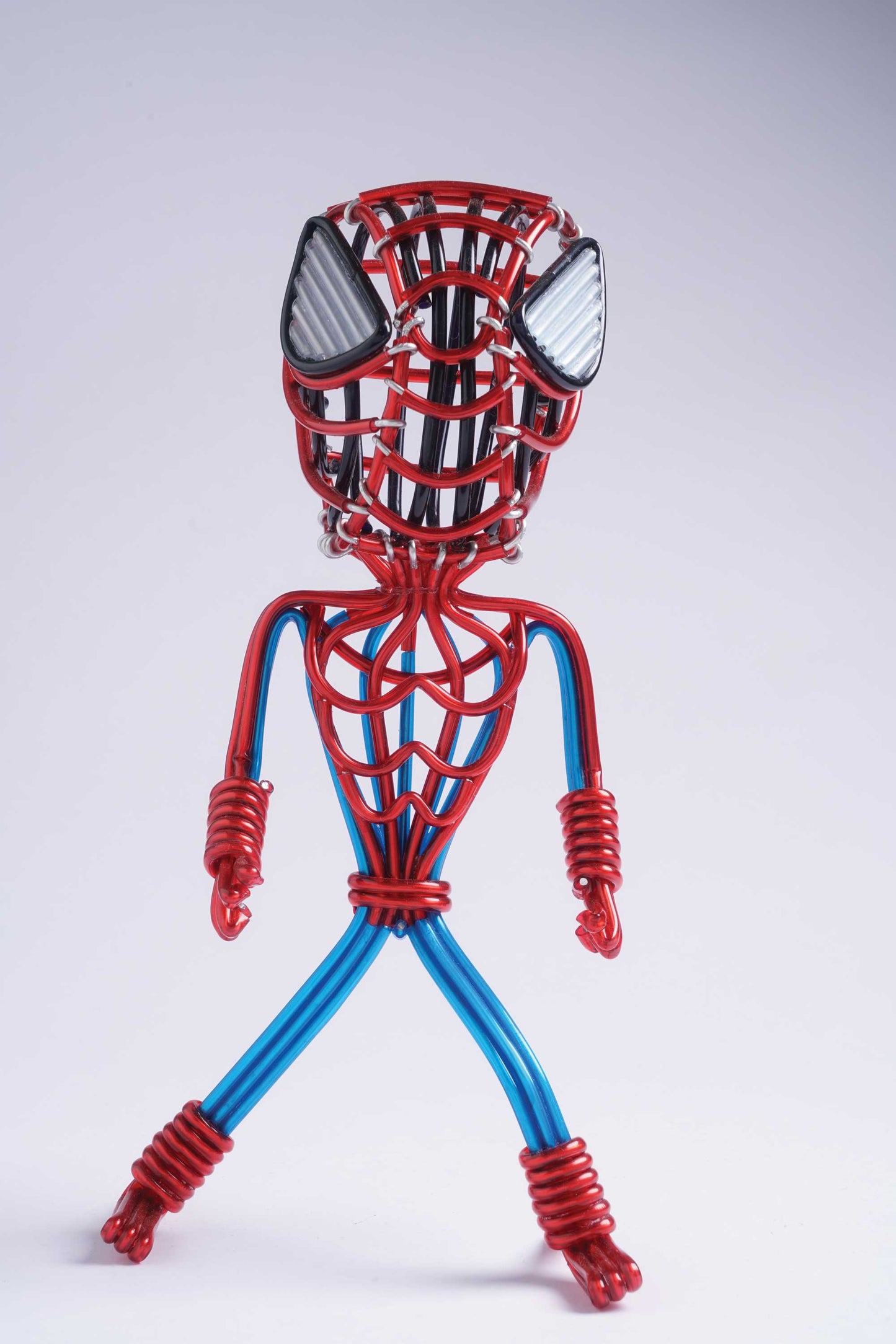 hand-crafted Wire-art Spiderman