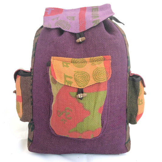 Jute Backpack