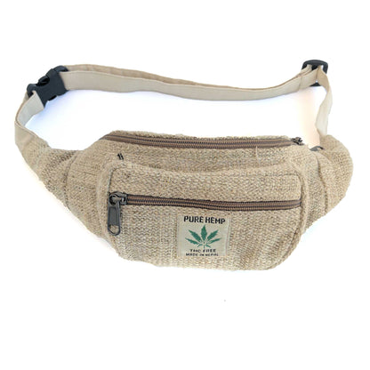 HEMP Fanny Pack made from 100% natural, organic and eco-friendly handwoven HEMP