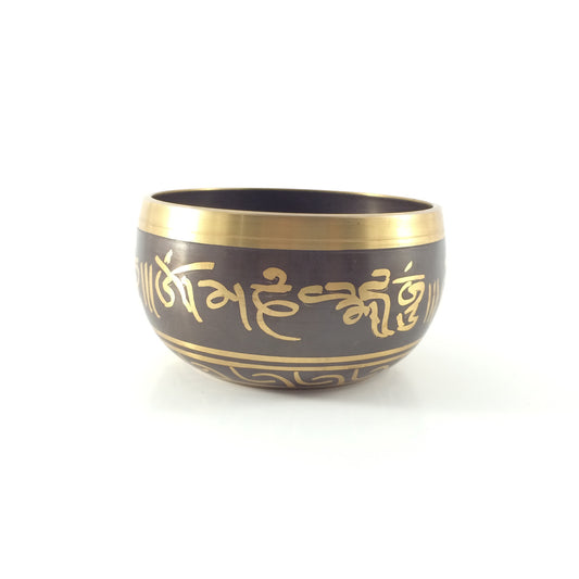 Tibetan singing bowl for meditation