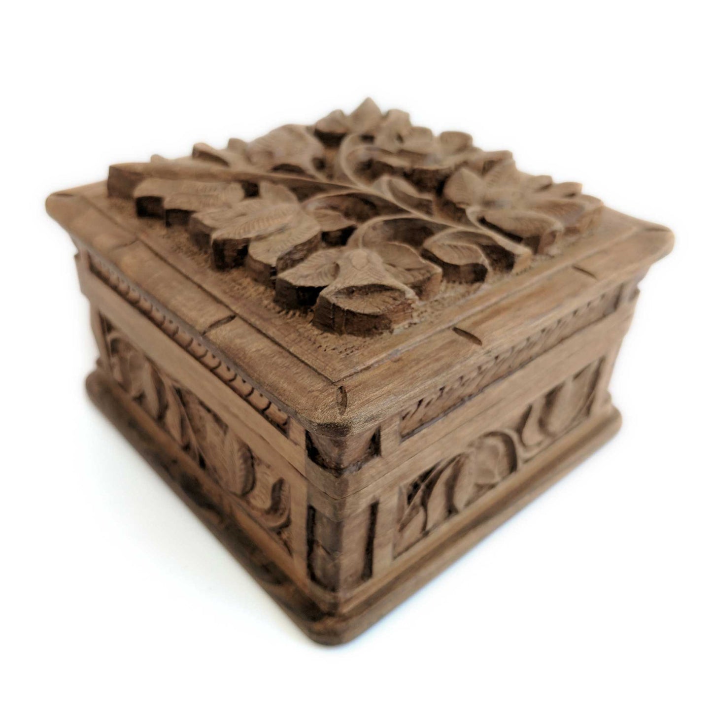 Wooden Secret Box made from Walnut Wood