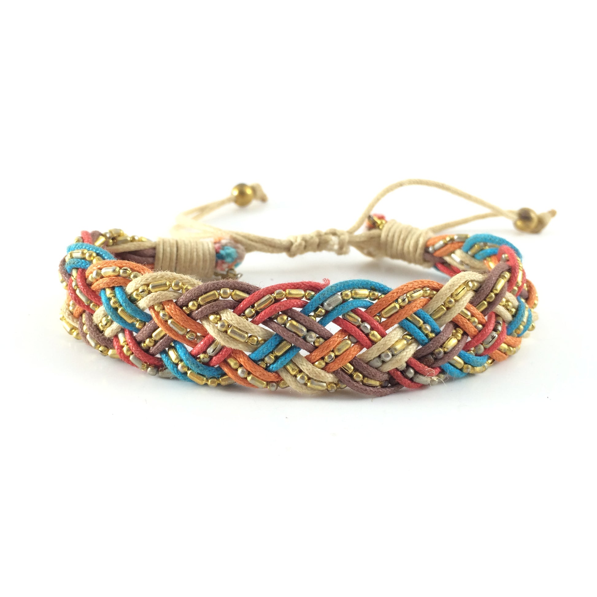 Bracelet handcrafted with Macrame art using highquality strings