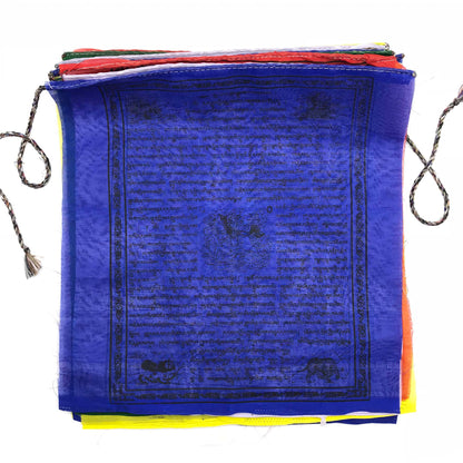 Buddhist Tibetan Prayer Flag XXL 975cms 1 Roll open view