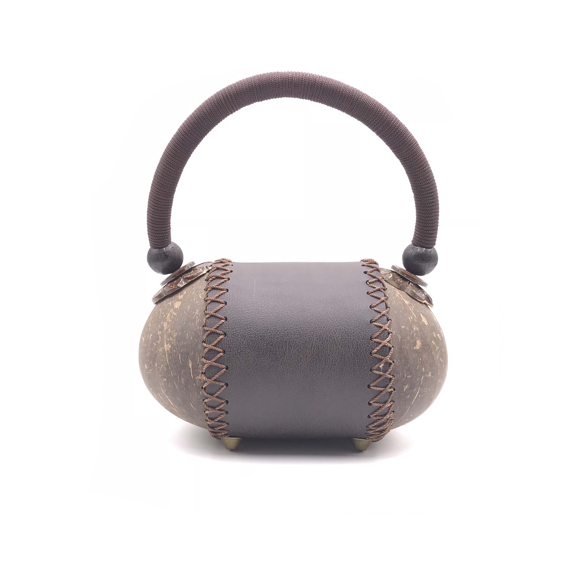 Buy DAISYLIFE™ Coconut Shell Beaded Ladies Handbag | Handmade Natural Style  bag (Style 2) at Amazon.in