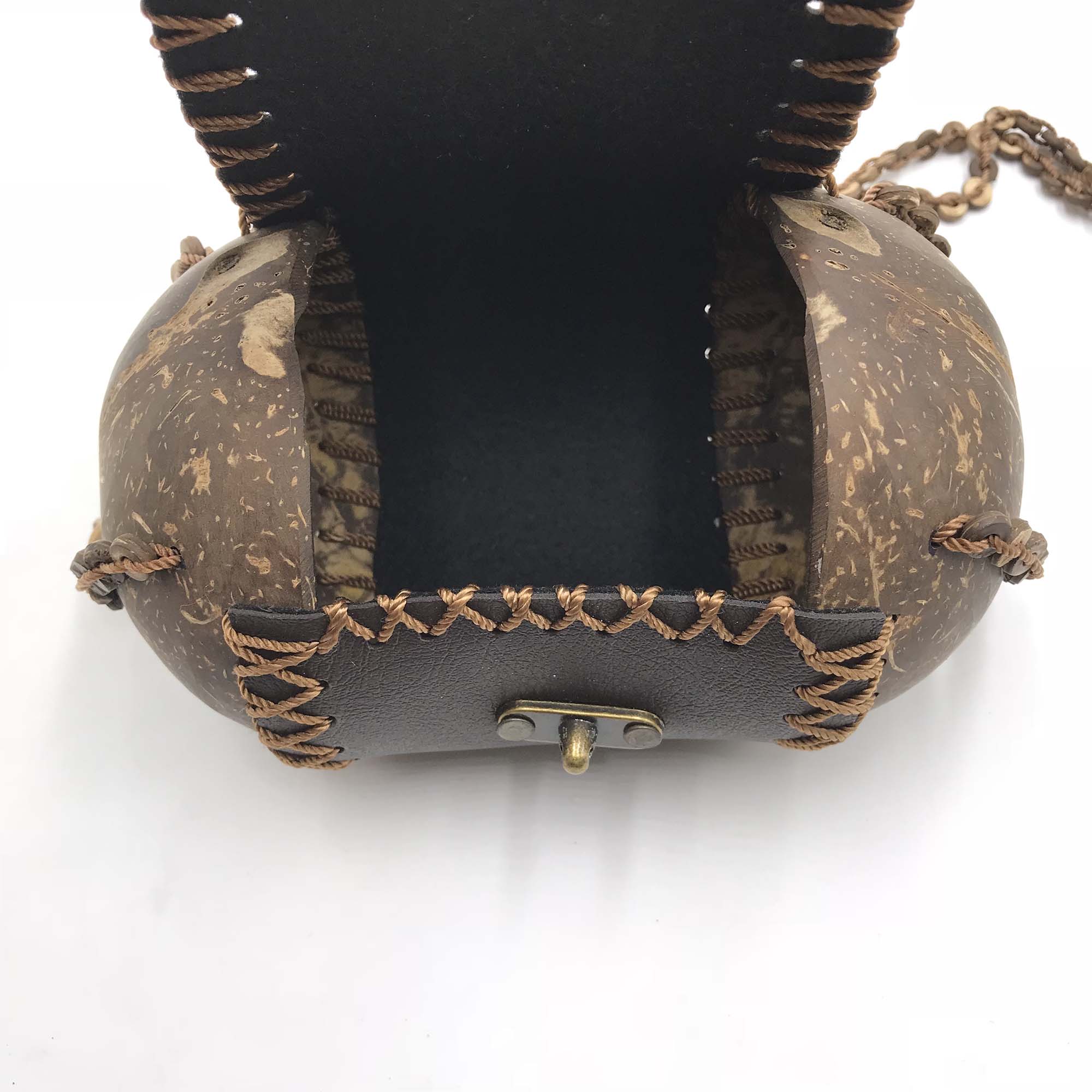 Coconut Shell Beaded Mini Crossbody Bag Ethnic Style Braided - Temu
