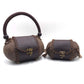 Handbag hand-crafted from coconut shells